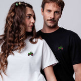 Traktor | Besticktes Bio Baumwoll Unisex T-Shirt
