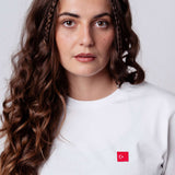 Türkei | Minimal Flag – Besticktes Bio-Baumwoll Fan Shirt