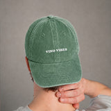 Vino Vibes | Bestickte Vintage Cap