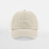 Vino Vibes | Bestickte Vintage Cap