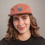 Welle Camper-Cap gruen Cord Camper Cap
