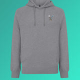 Liquid Coffee | Bestickter Bio-Baumwoll Männer Hoodie
