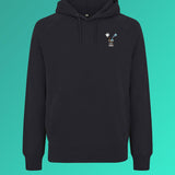 Liquid Coffee | Bestickter Bio-Baumwoll Männer Hoodie