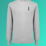 Cola Mix | Bestickter Bio-Baumwoll Frauen Pullover