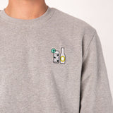 Gin Tonic | Bestickter Bio-Baumwoll Unisex Pullover