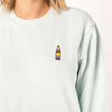 Cola Mix | Bestickter Bio-Baumwoll Frauen Pullover