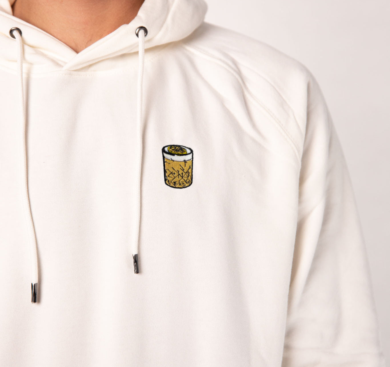 Whisky Sour | Bestickter Bio-Baumwoll Männer Hoodie