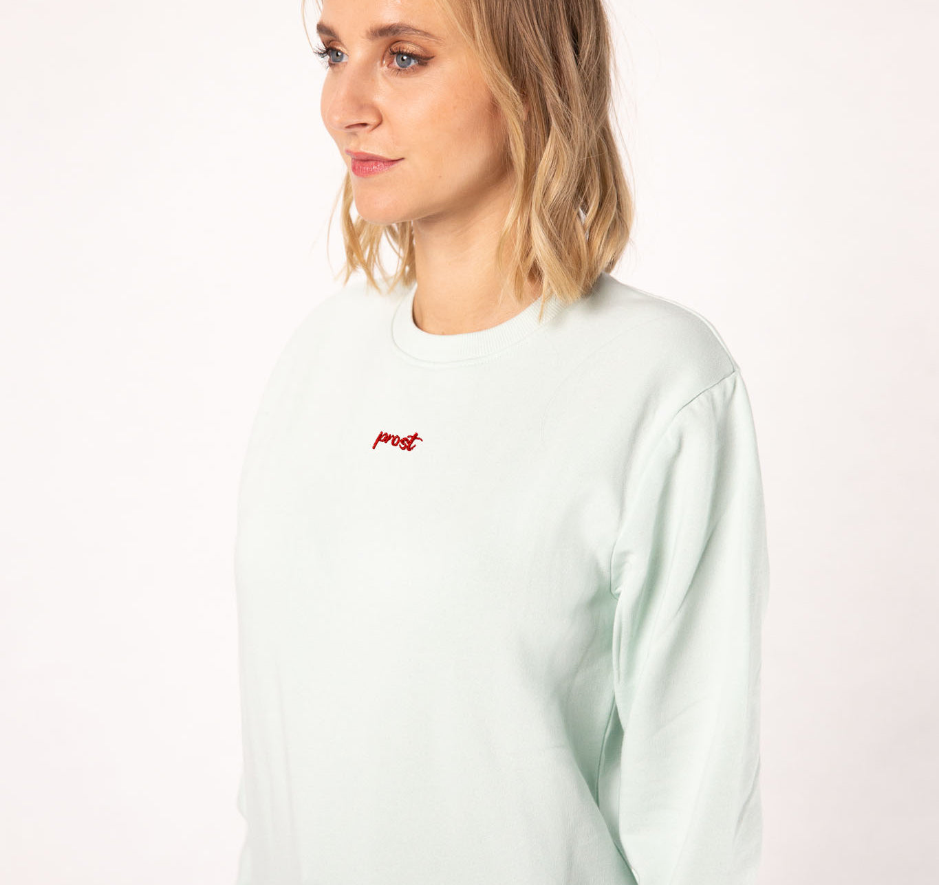 Cheers Collection | Bestickter Bio-Baumwoll Frauen Pullover