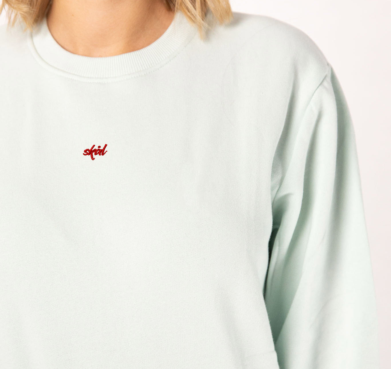 Cheers Collection | Bestickter Bio-Baumwoll Frauen Pullover
