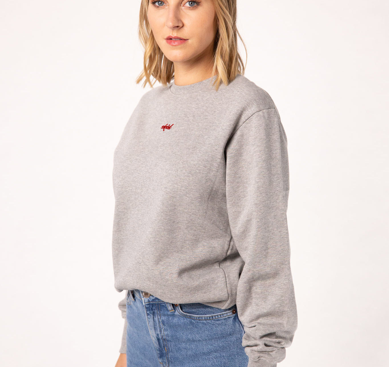 Cheers Collection | Bestickter Bio-Baumwoll Frauen Pullover