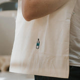 Luft | Bestickte Bio Baumwoll Tasche