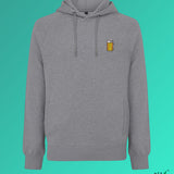 Maßkrug | Bestickter Bio-Baumwoll Männer Hoodie